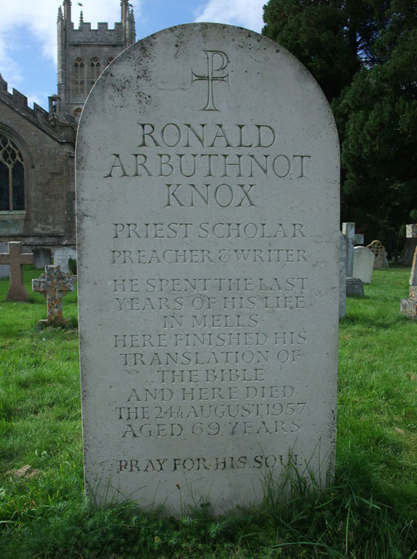 Headstone Ronald Knox
